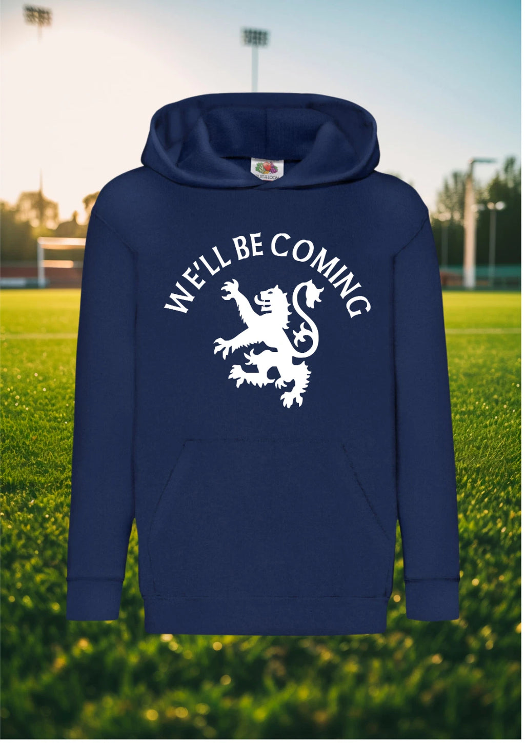 Scotland We'll Be Coming hoodie, Scotland Football Supporters hooded jumper