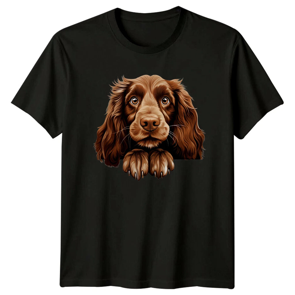 Cute Cocker Spaniel Dog Breed Graphic Pet Lover Animal Portrait T-Shirt