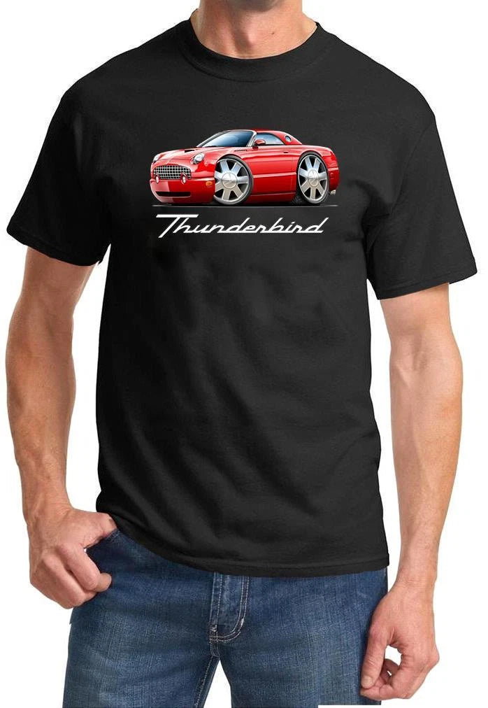 2002-05 Ford Thunderbird Coupe Full Color Tshirt NEW FREE SHIPPING