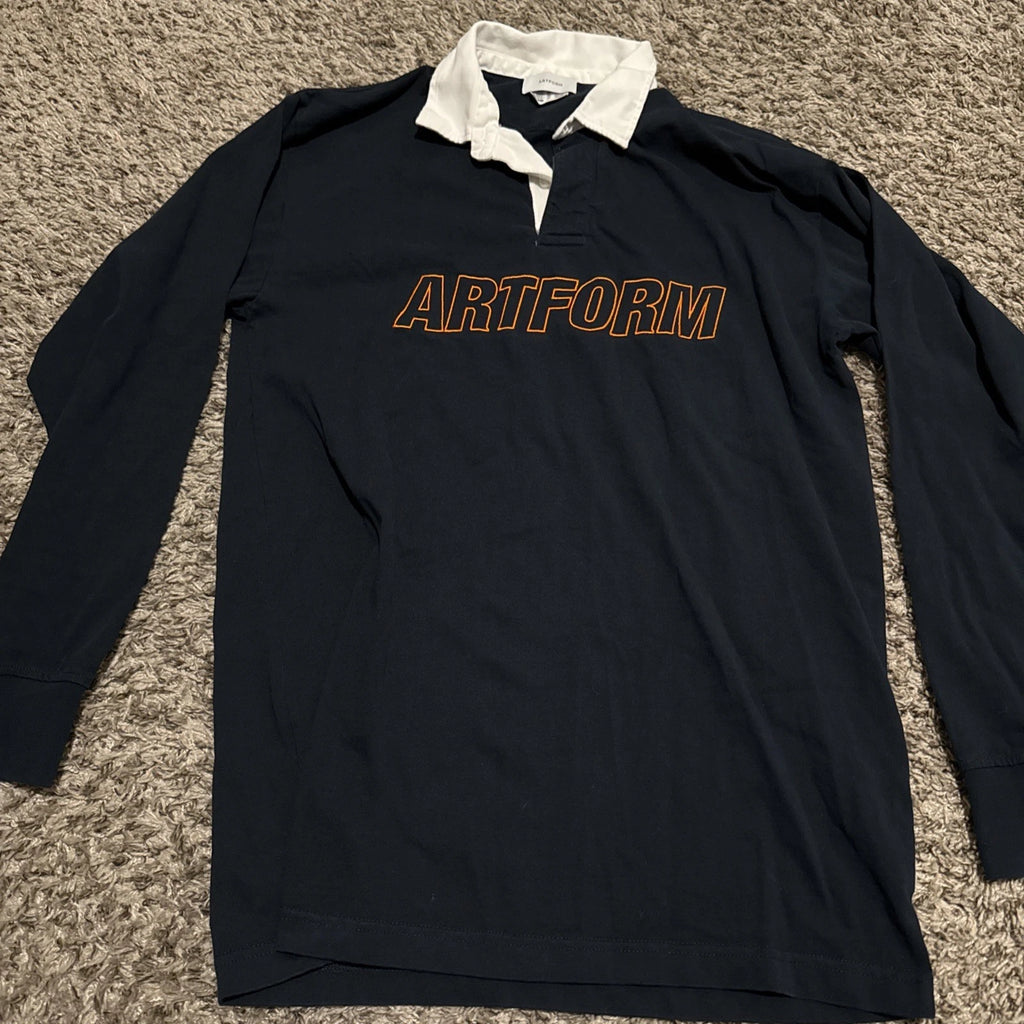longsleeve collard shirt artform size medium men stylish  style blue