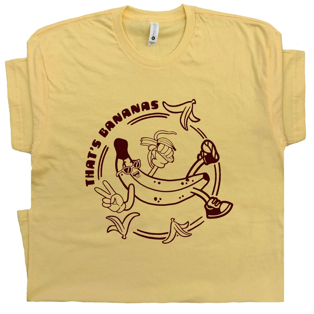 That's Bananas T shirt Funny Banana Shirt Cool Graphic Shirt Weird Vintage Shirt