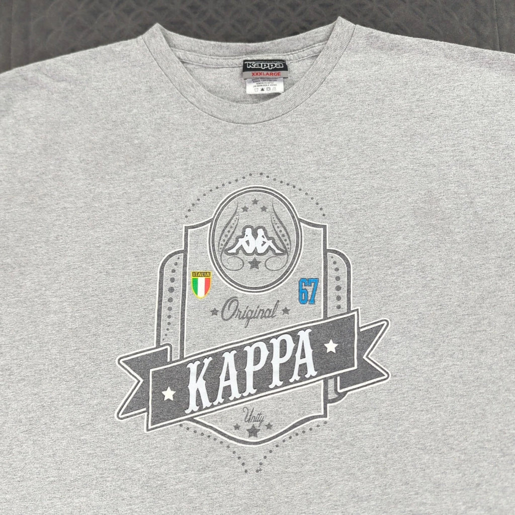Vintage Kappa Original T Shirt Italia Soccer Short Sleeve Men 2XL Made in USA