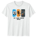 Eat Sleep Soccer Repeat Mens T-Shirt Soccer Training Soccer Birthday Gift