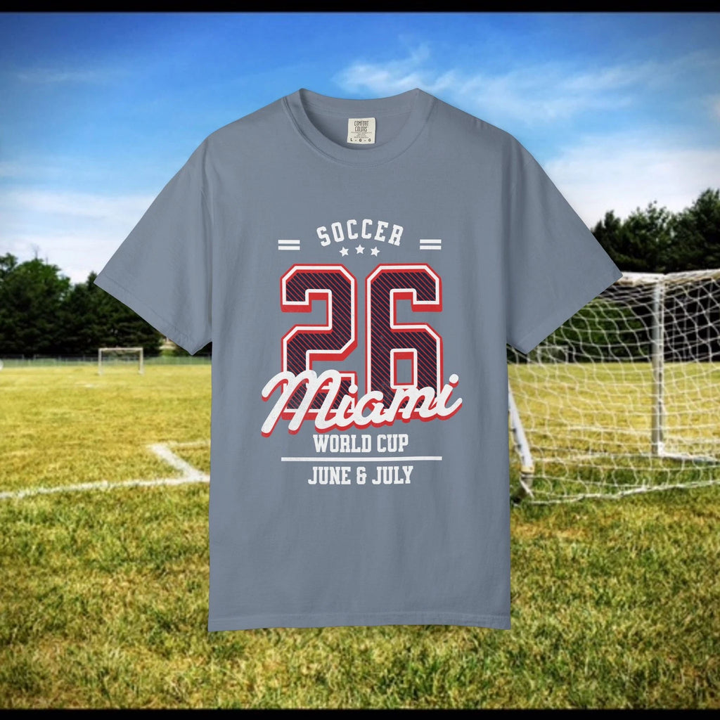 Miami World Cup 2026 Soccer Summer T-Shirt | Host City USA Jersey-style Souvenir