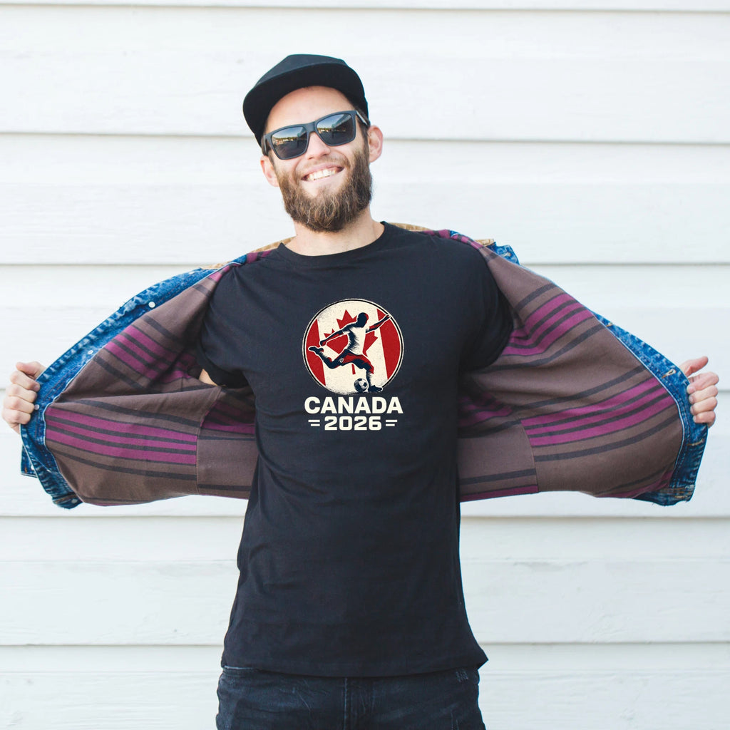 North America Apparel Collection for Soccer Fans 2026 CANADA Unisex  T-Shirt