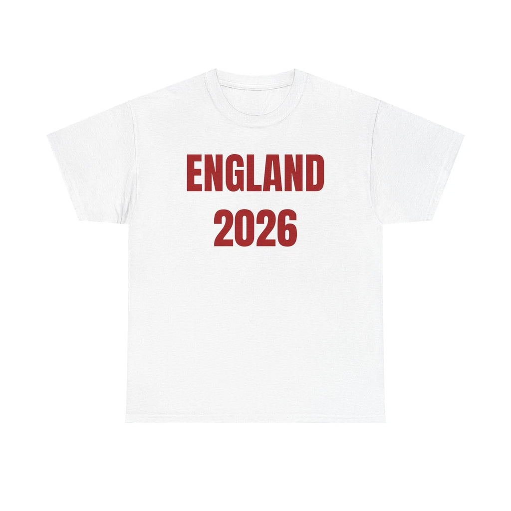 England 2026 T-Shirt | World Cup Football Soccer Tee Cotton