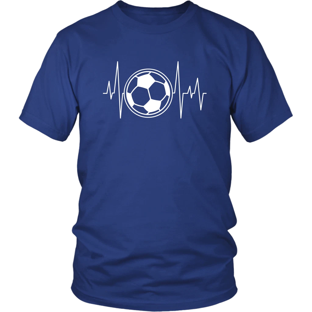 Soccer Player Heartbeat Unisex T-Shirt