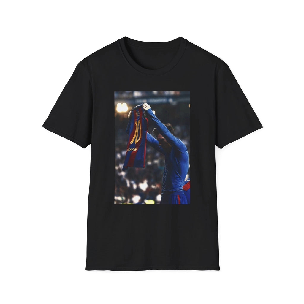 Messi Graphic T-Shirt, The GOAT Shirt, FC Barcelona, Soccer Fan Gift