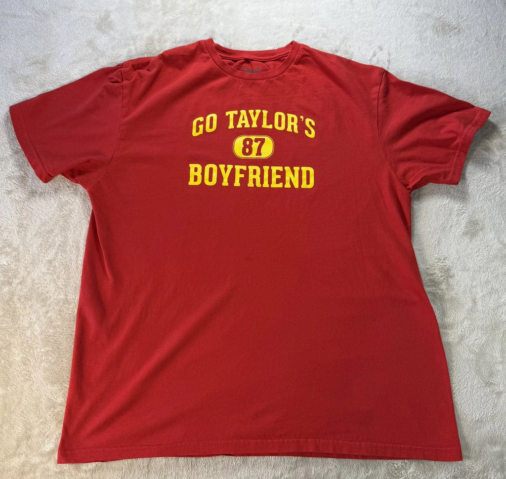 Go Taylors Boyfriend Travis Kelsey Funny Chiefs  Unisex T-Shirt