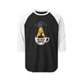 We Need Coffee UFO Abduction Graphic Raglan Shirt | Alien Coffee Tee