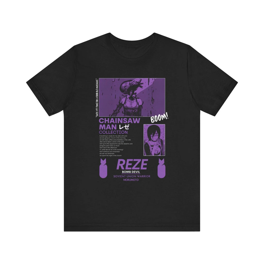 Chainsaw Man Anime Reze Tee, Unisex Shirt, Manga Bomb Demon