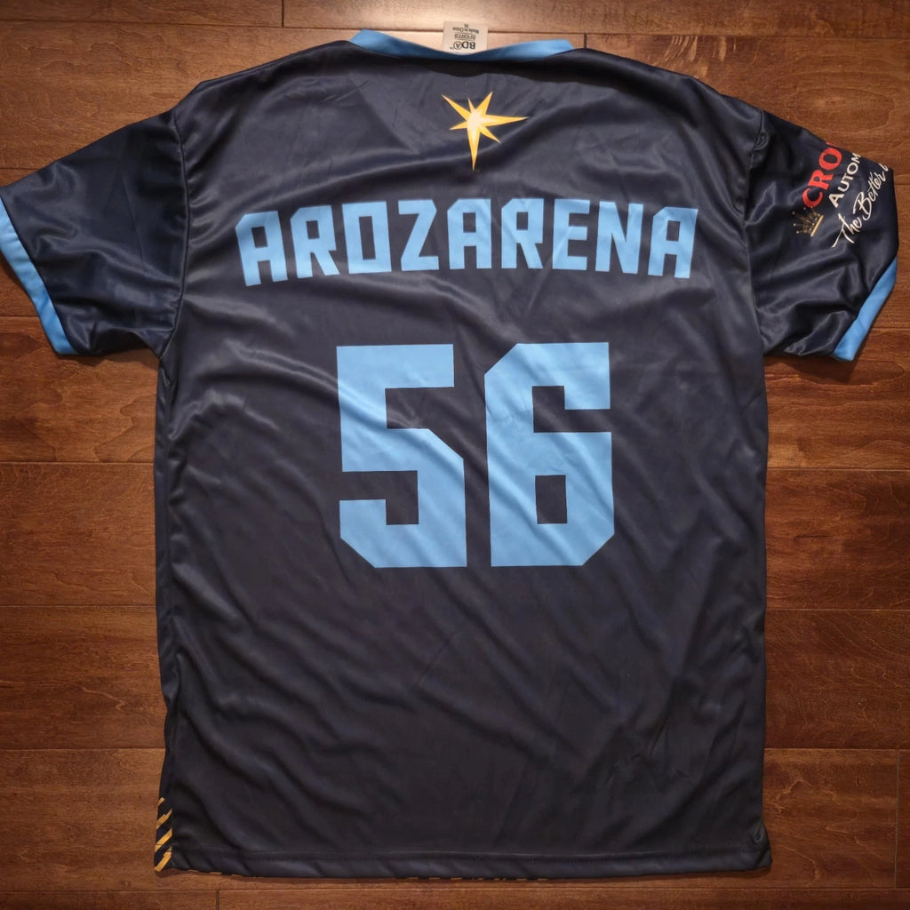 Randy Arozarena #56 Tampa Bay Rays Mens Soccer Jersey XL PROMO MLB Mexico
