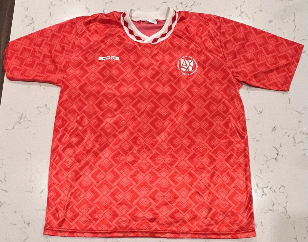 Vintage Soccer Shirt Adult Large Made In The U.S.A.