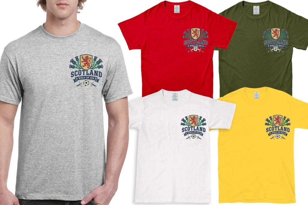 Scotland 2026 World Cup Football T Shirt Football Tournament Cup Unisex Tee Gift