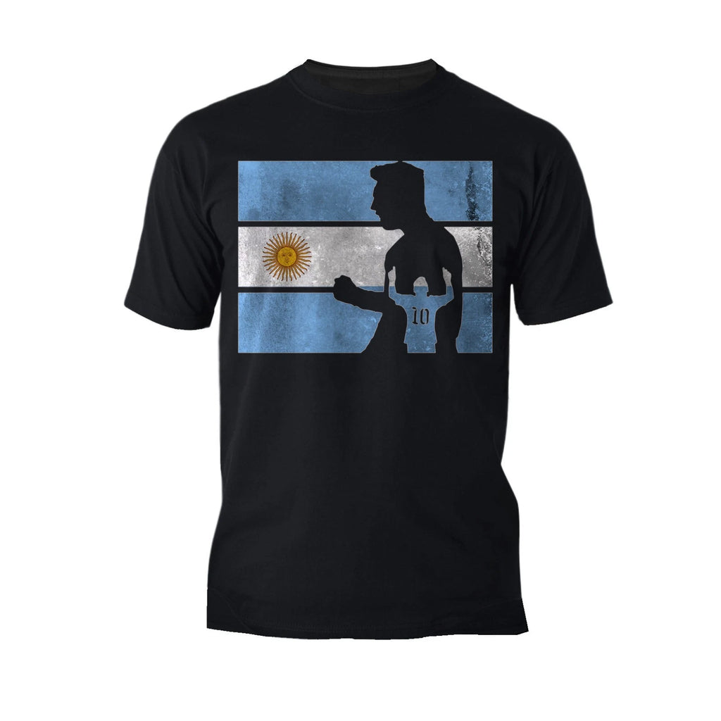 Argentina Football Legend 10 Goal Celebration Flag Art Official Men's T-Shirt