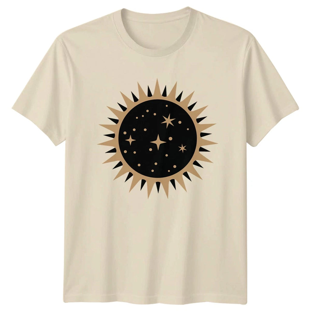 Celestial Sun Moon Star Cosmic T-Shirt Boho Astrology Birthday
