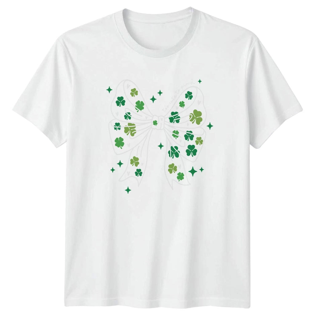Too Cute To Pinch Womens T-Shirt St Patricks Day Holiday Gift For Her