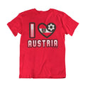 I LOVE AUSTRIA  Football  T-Shirt World Cup 2026, Adults Kids Or Baby, World Cup