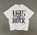 Vintage 1993 CRYX Soccer “Let’s Rock” Skater Grunge Skull Retro Tee T-Shirt