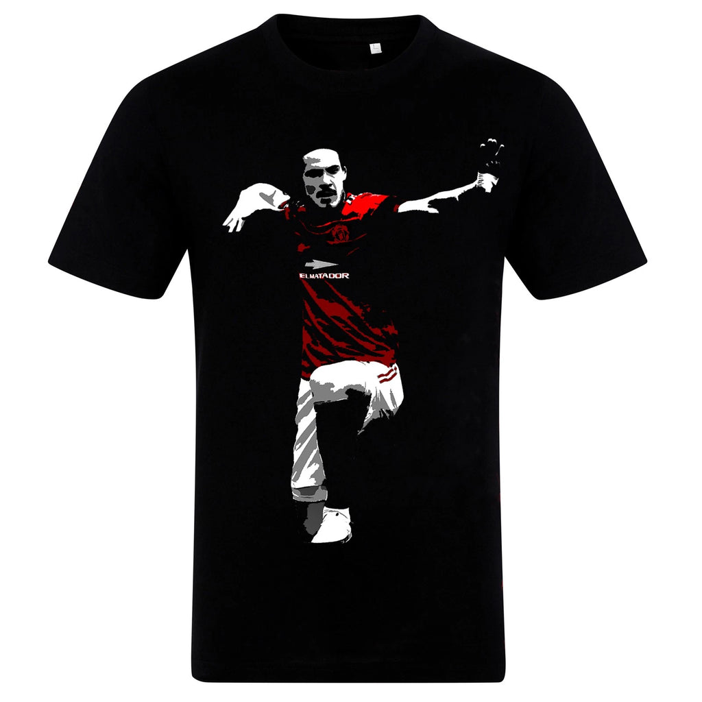 Fan Originals Manchester Soccer Legend Edinson Cavani T-Shirt in United Kit
