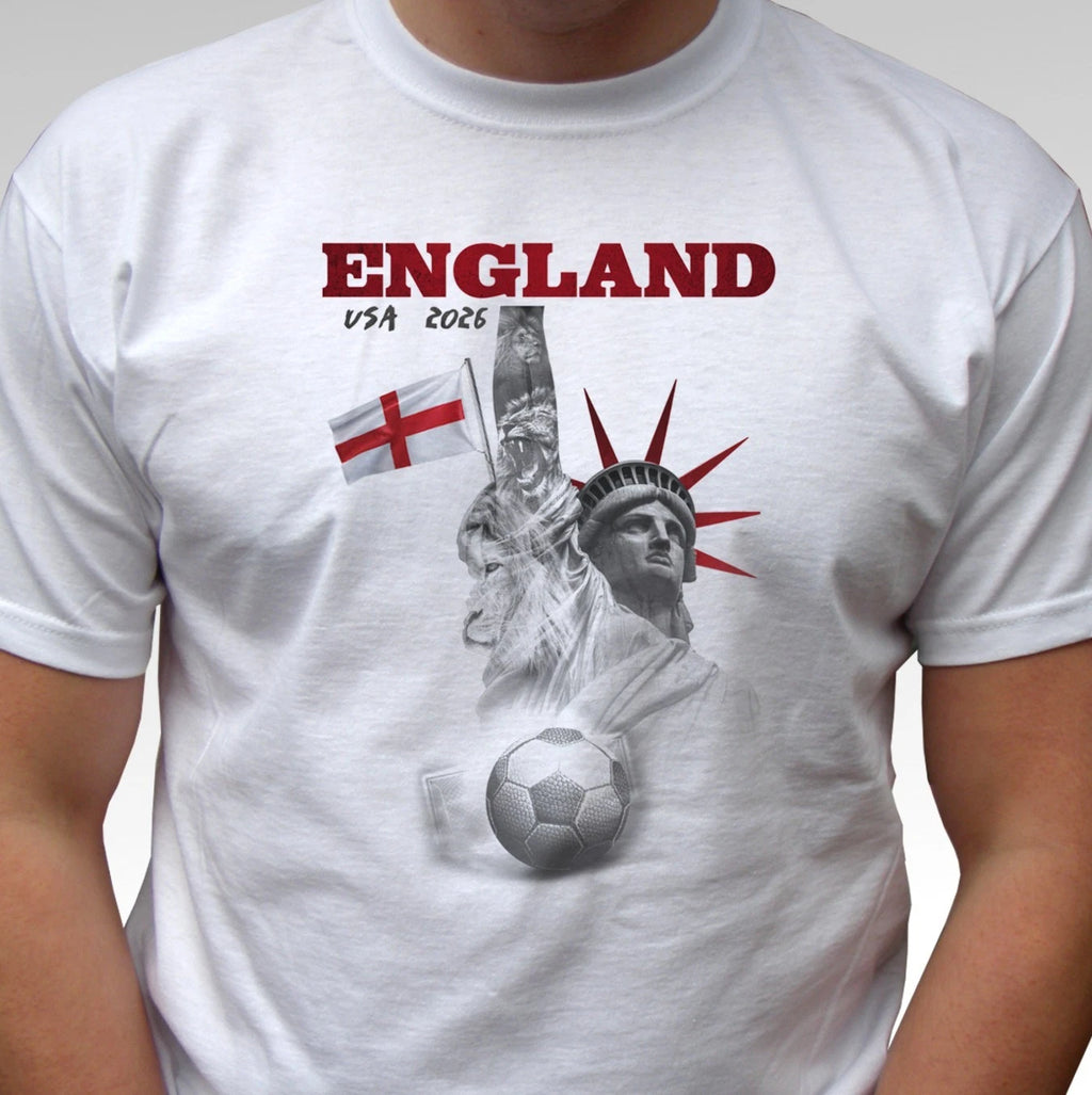 England t shirt football 2026 fan flag Lions art soccer top USA tour tee gift
