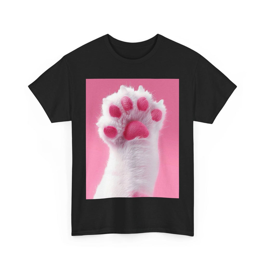 CUTE KITTY CAT PINK PET PAW ANIMAL TEE TSHIRT KAWAII SHIRT GIFT MEN WOMEN TEENS