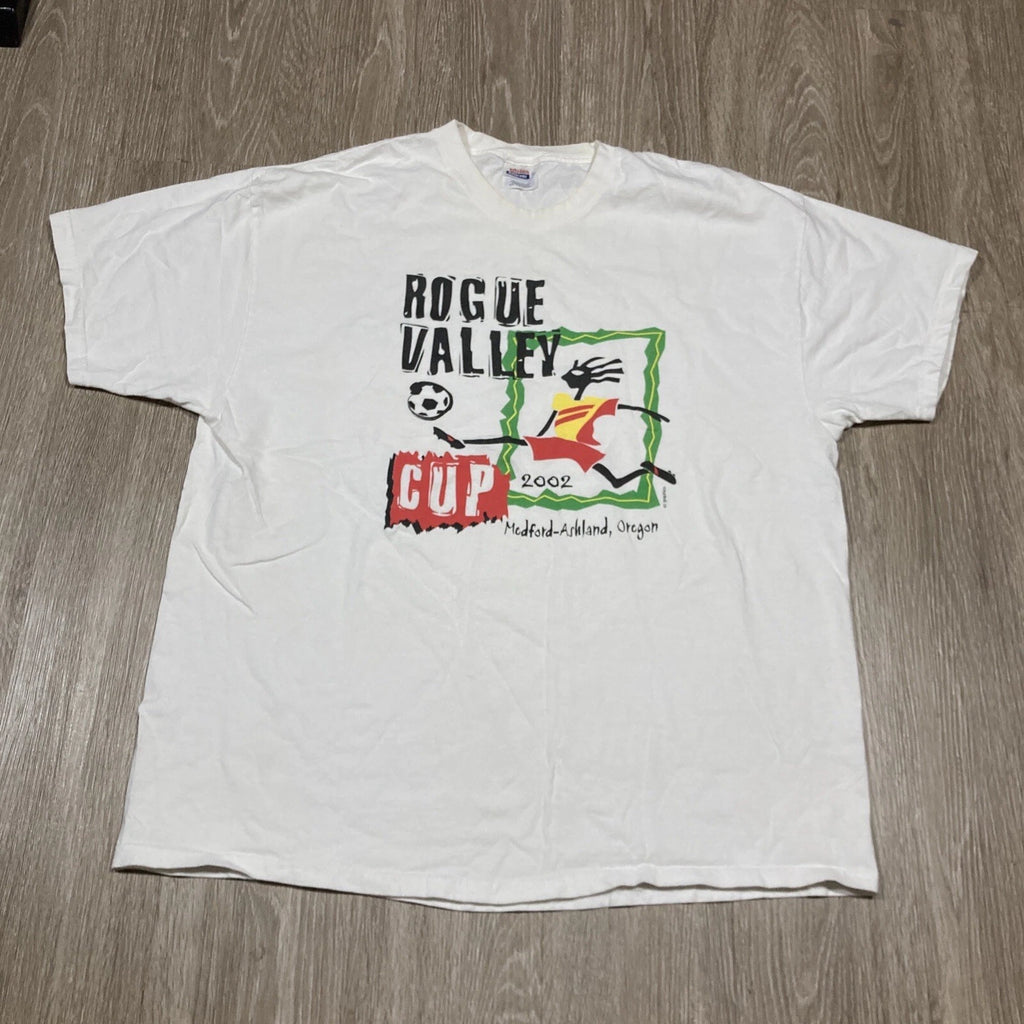 Soccer Shirt XL Vintage 90s 00s Oregon Rogue Valley Cup Kappa Futbol Y2k Tee