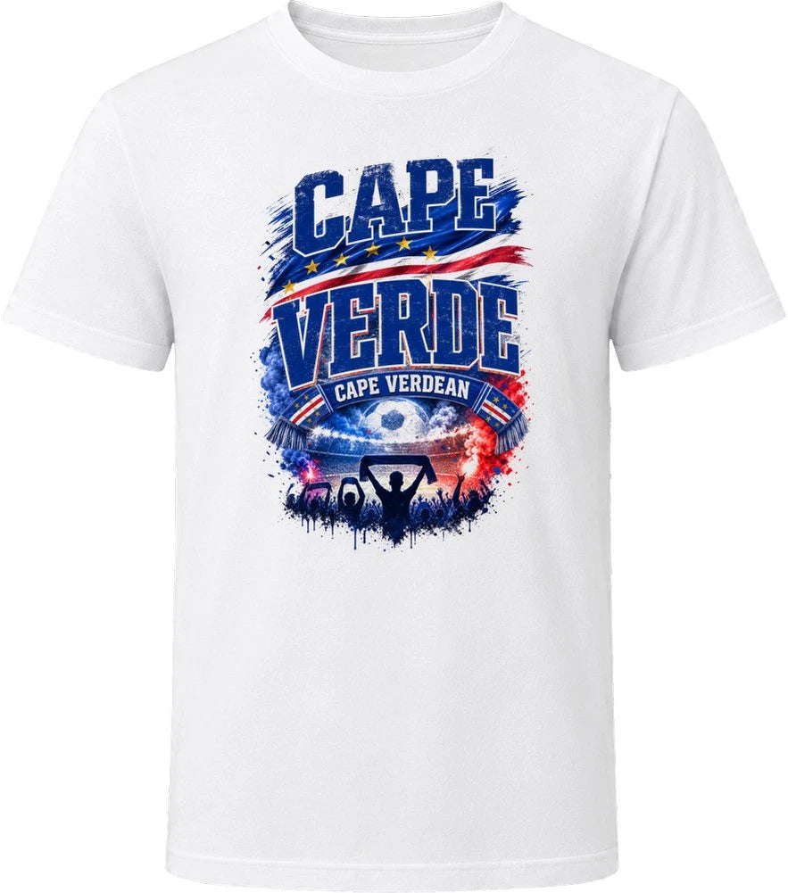 Cape Verde Cape Verdean Soccer Football National Supporters T Shirt