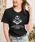 Personalised Football 2026 T-Shirt Custom Name Football Fan Gift Soccer