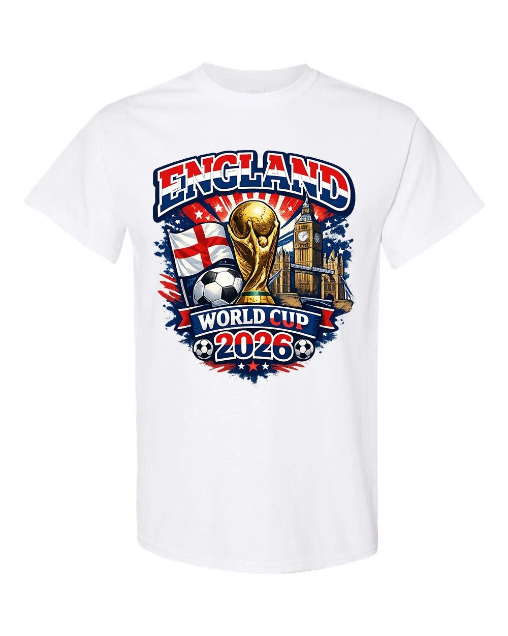 England Soccer 2026 World Cup Style Unisex T-Shirt | German Fan Shirt | Football