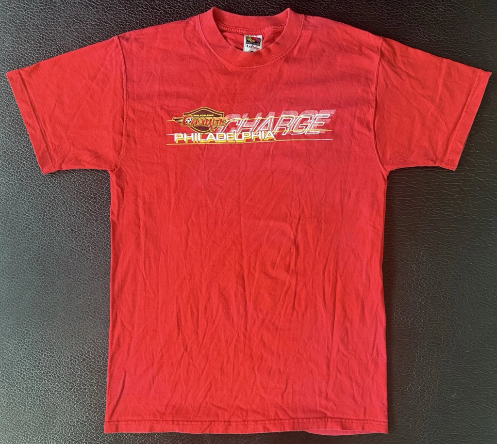 Philadelphia Charge Women’s Soccer Vintage Red T-Shirt Men’s Size Large