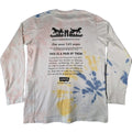 Levi's Tie Dye Multicoloured Long Sleeve T Shirt Back Print Men's Uk Size Medium