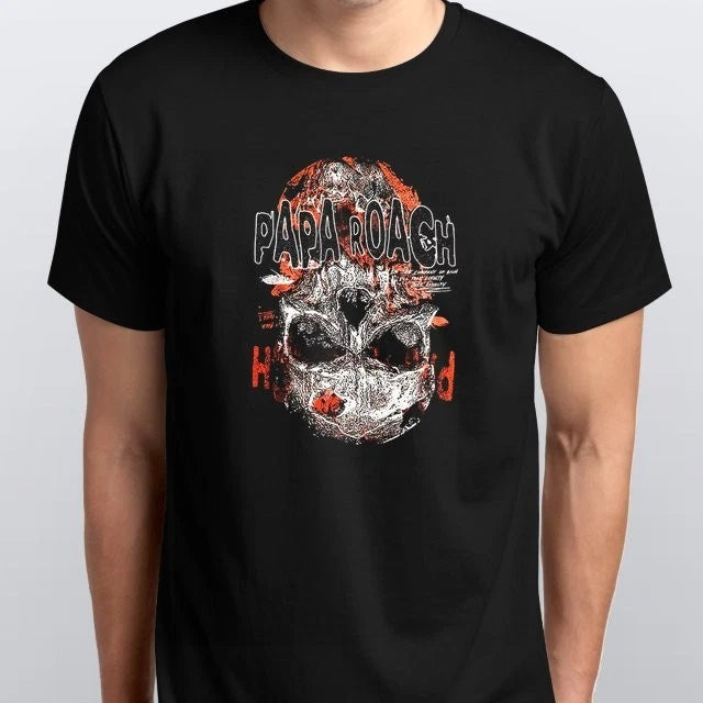 Papa Roach Band Unisex T-SHIRT S M L XL XXL 3 4 XL colours Black