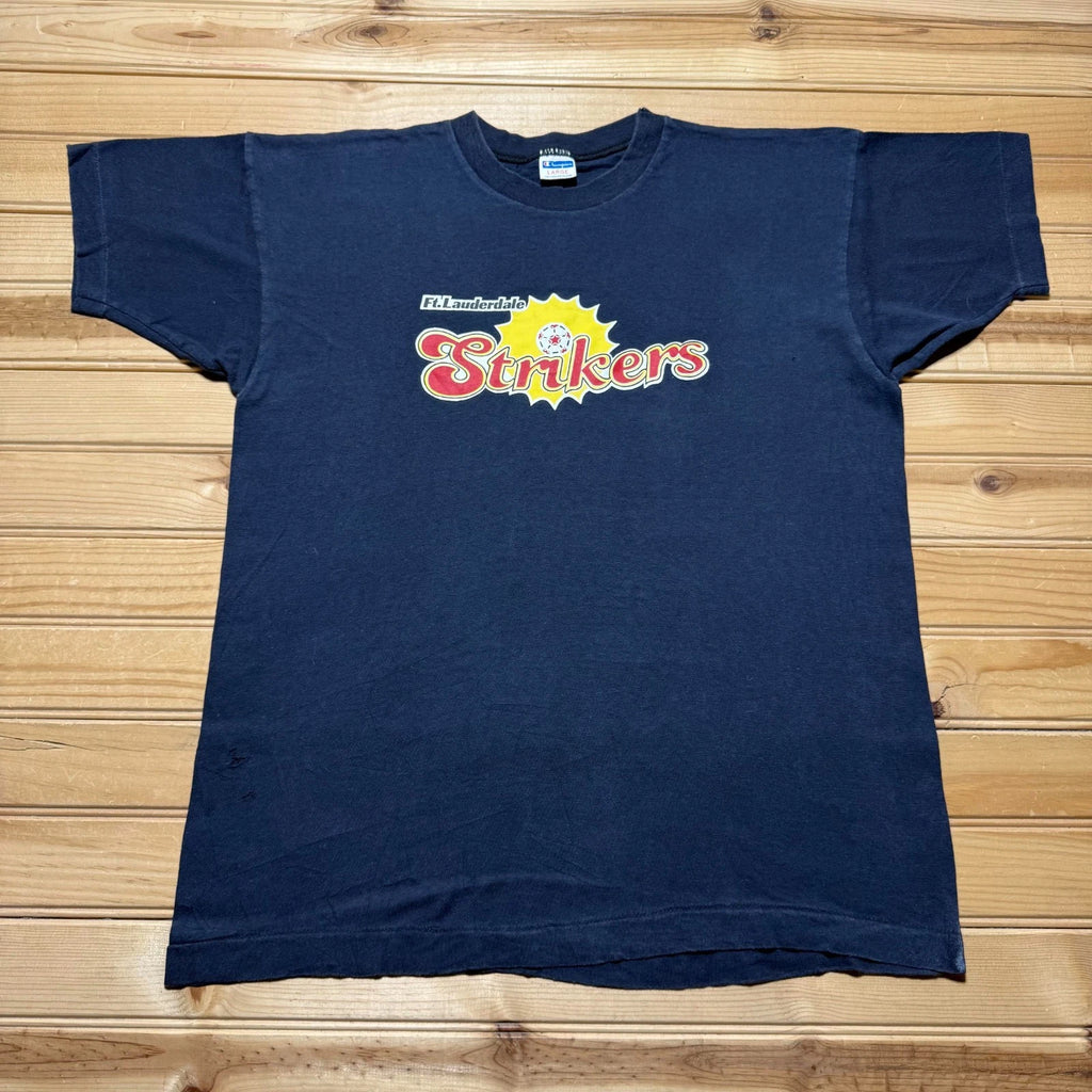 Vintage 70s Ft. Lauderdale Strikers Soccer Florida Sports Champion T-Shirt Large