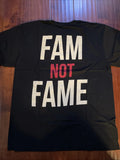 the creative cartel crew Spell Out “fam not fame “t shirt XL