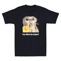 Erm, What the Sigma? Funny Cat With Finger Graphic Sarcastic Quote Men's T-Shirt