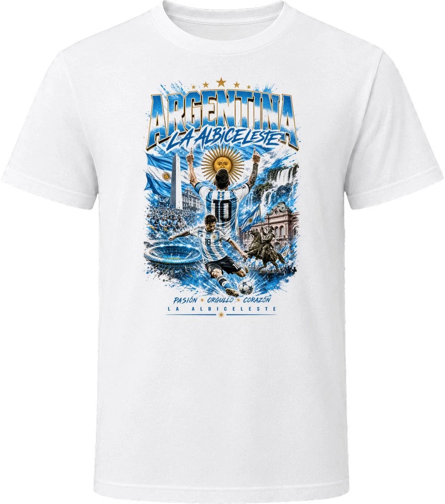 Argentina La Albiceleste Soccer Football 2026 National Pride T Shirt
