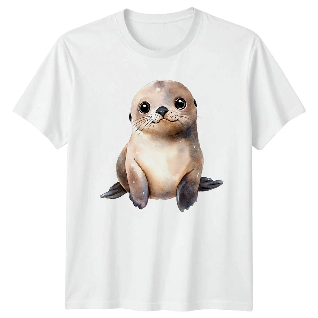 Cute Baby Sea Lion T-Shirt Marine Life Nature Gift For Him And Her