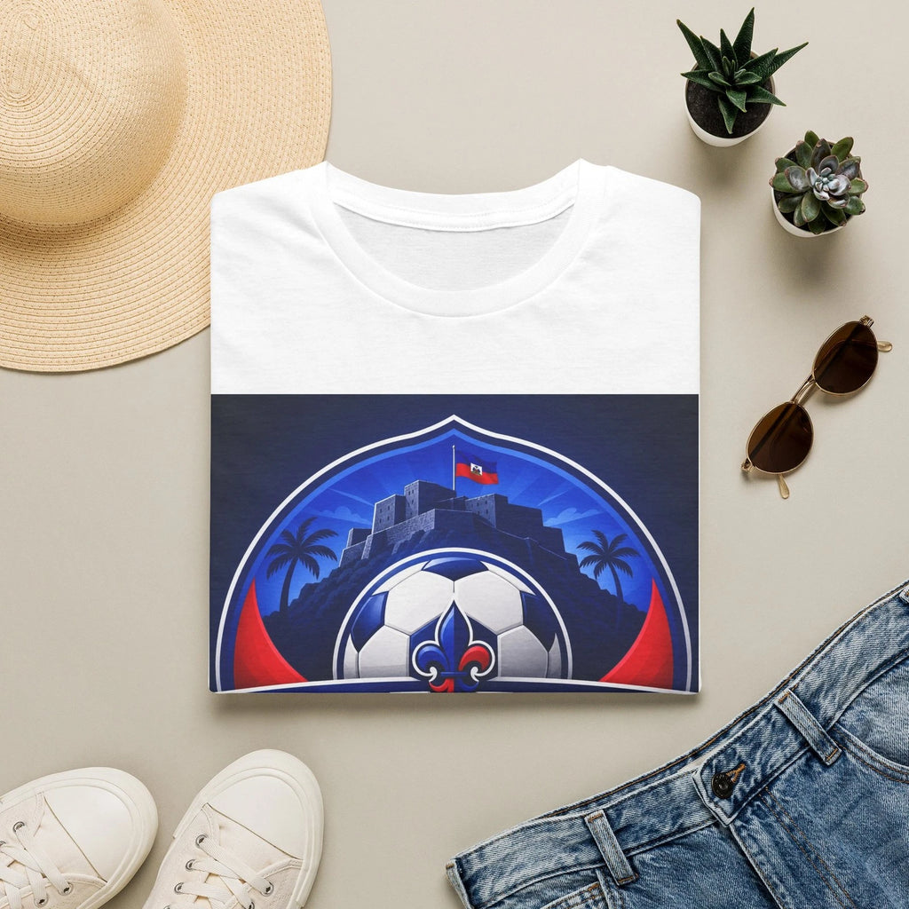 Haiti Soccer Crest T-Shirt | World Cup 2026 Football Tee