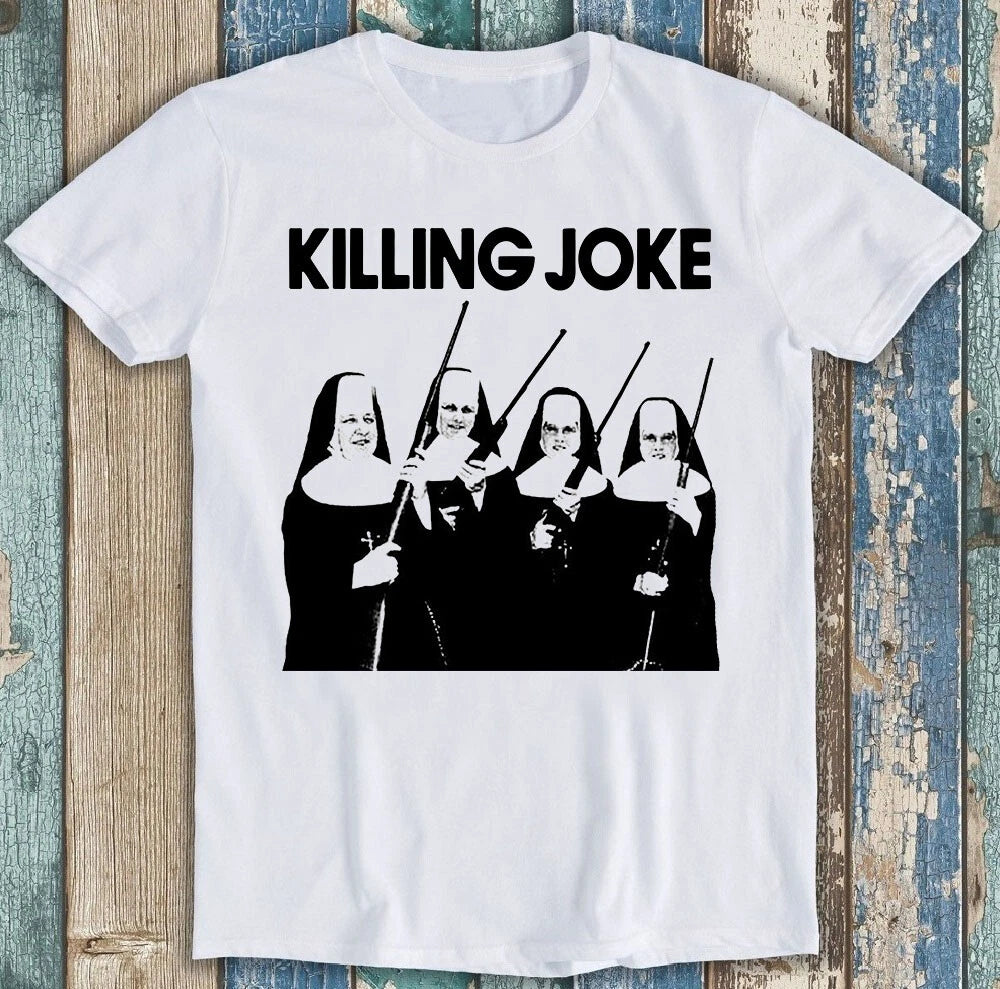 Killing Joke Gun Nun Punk Rock Band Music Funny Gift Tee T Shirt M1729