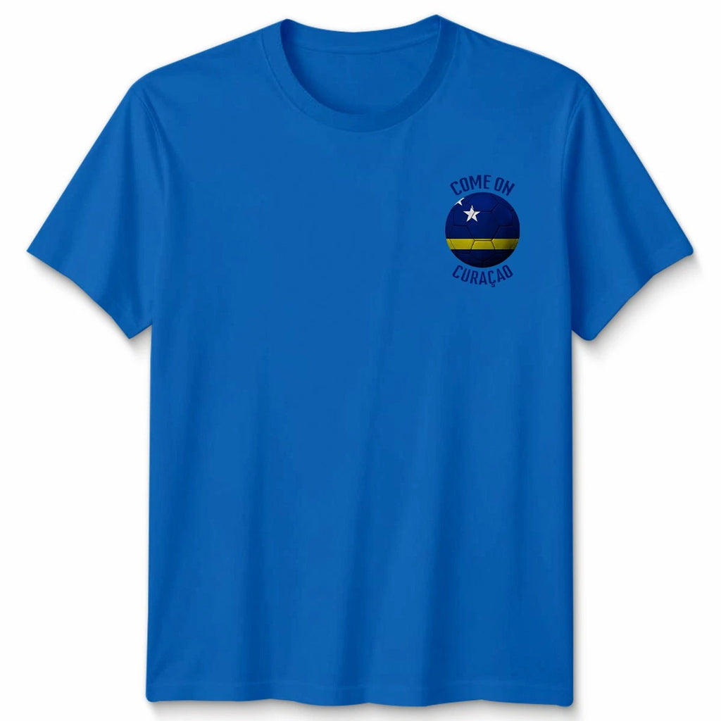 Come On Curacao Football Unisex Kids T-Shirt Country Pride Soccer Tee #WC