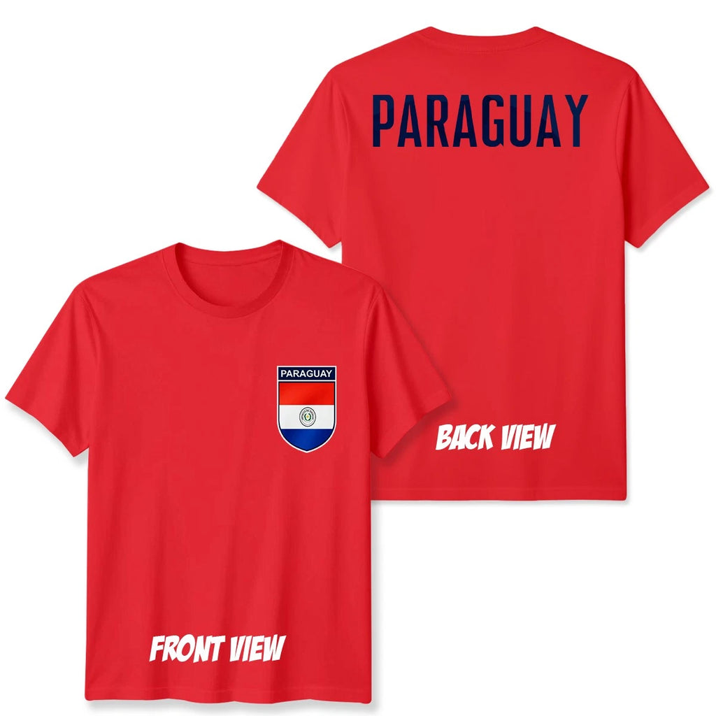 Paraguay Football Unisex Kids T-Shirt Country Pride Soccer Tee #WC