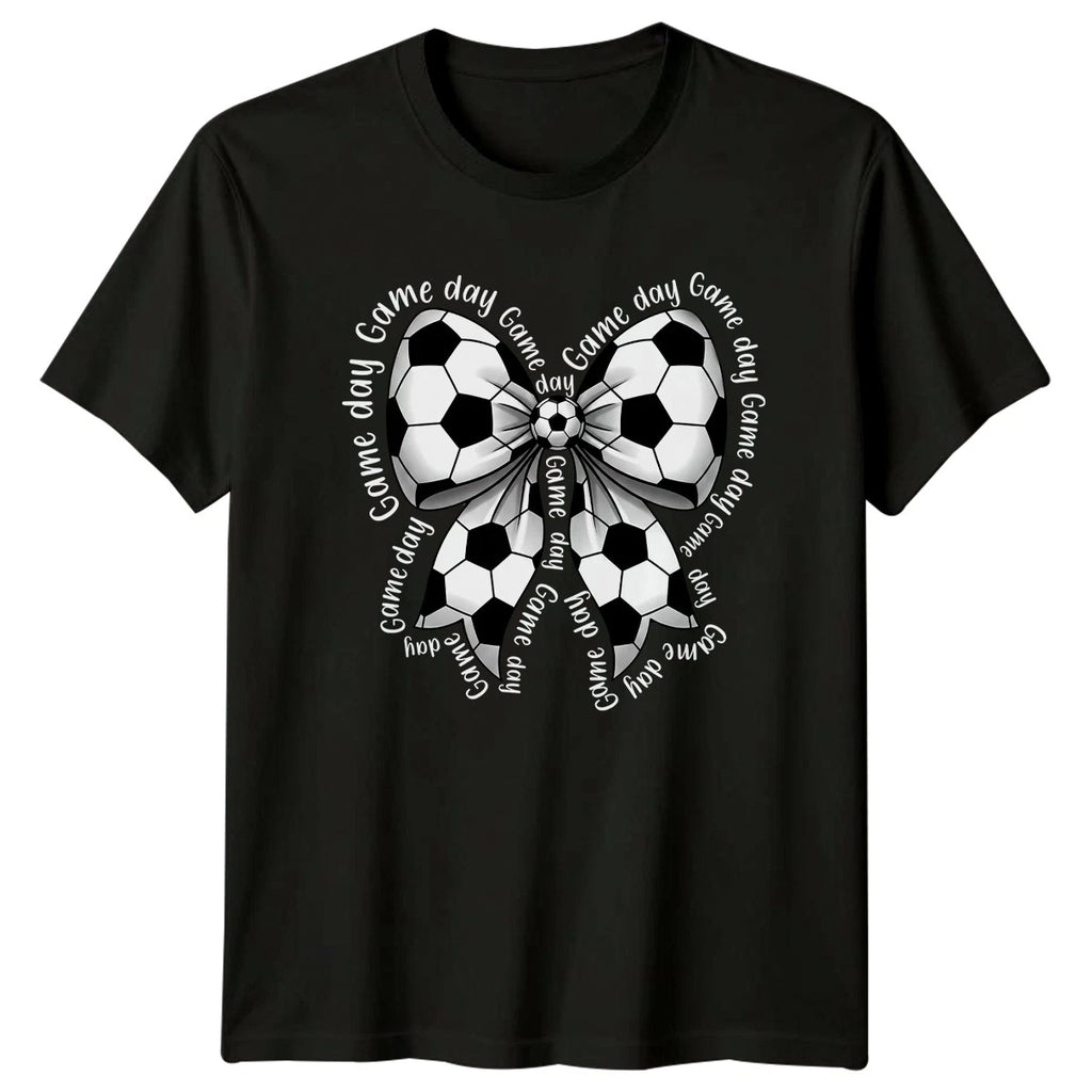 Game Day Womens T-Shirt Girls Soccer Soccer Birthday Gift For Her