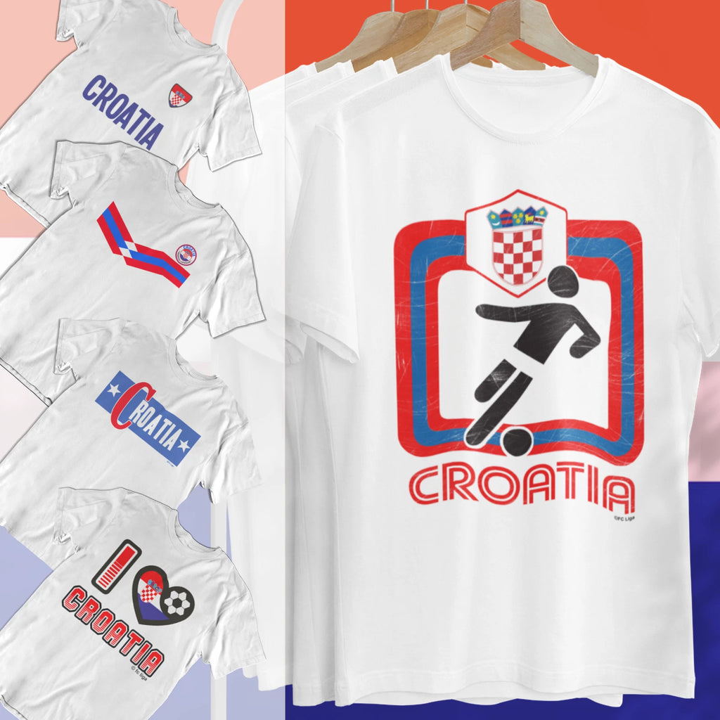 Adults or Kids CROATIA Football T-Shirts Croatian World Cup 2026 Kit
