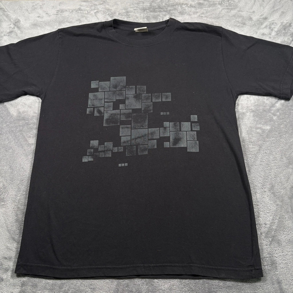 Vintage Jack In The Box T-Shirt Mens Large Black Cintas Cotton Everyday Wear