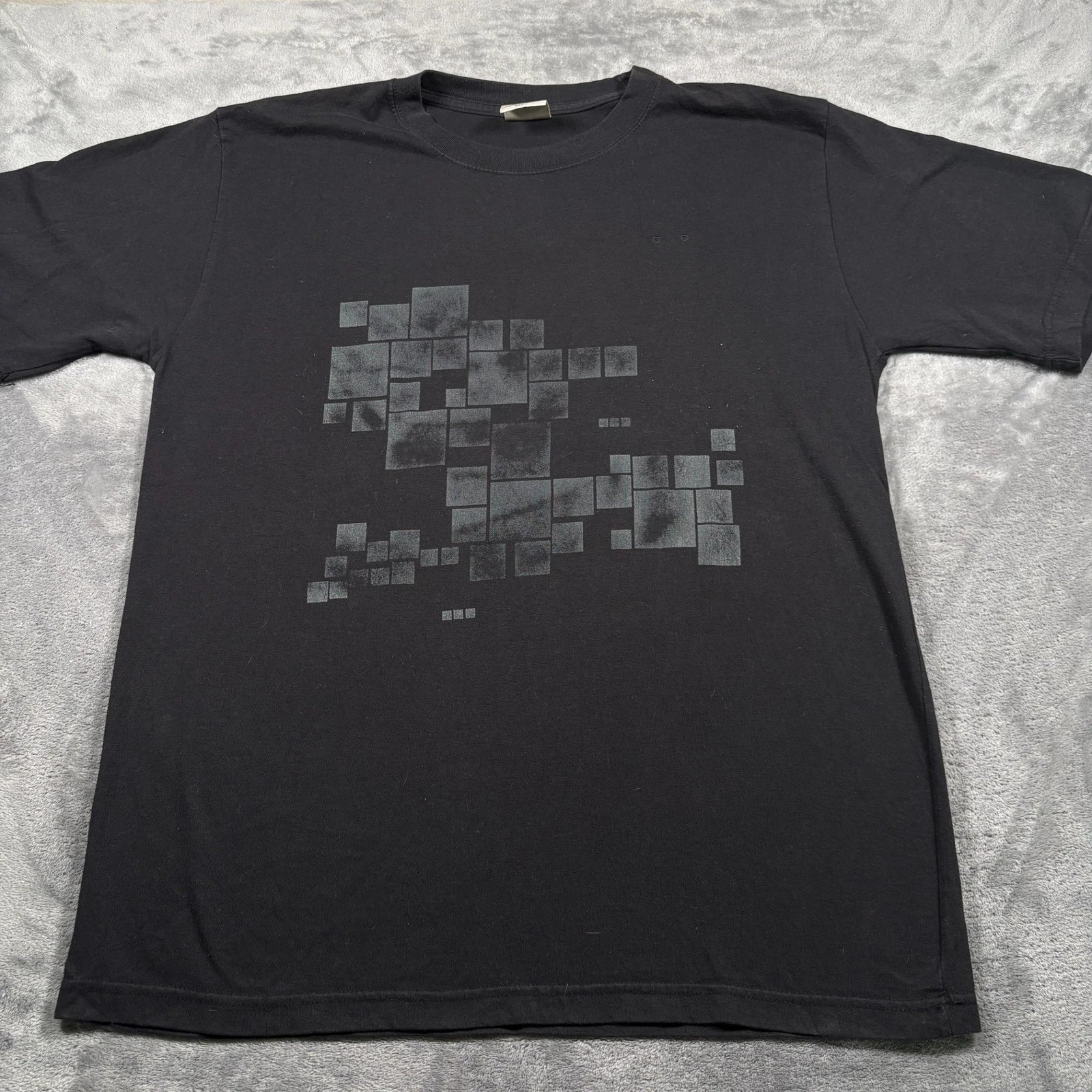 Vintage Jack In The Box T-Shirt Mens Large Black Cintas Cotton Everyday Wear