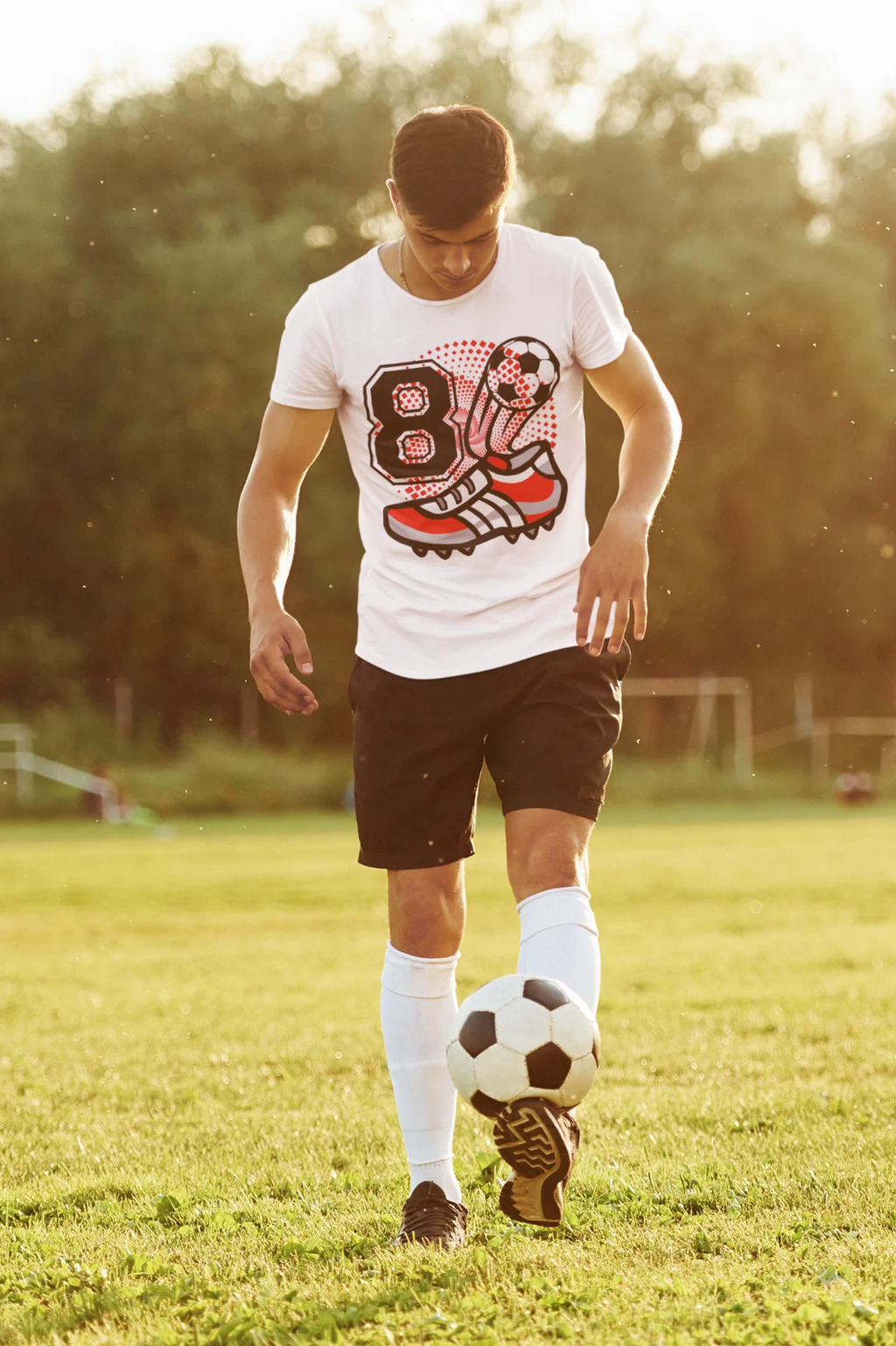 Personalised Football T-Shirt, Customised football t-shirt, Soccer fan gift tee