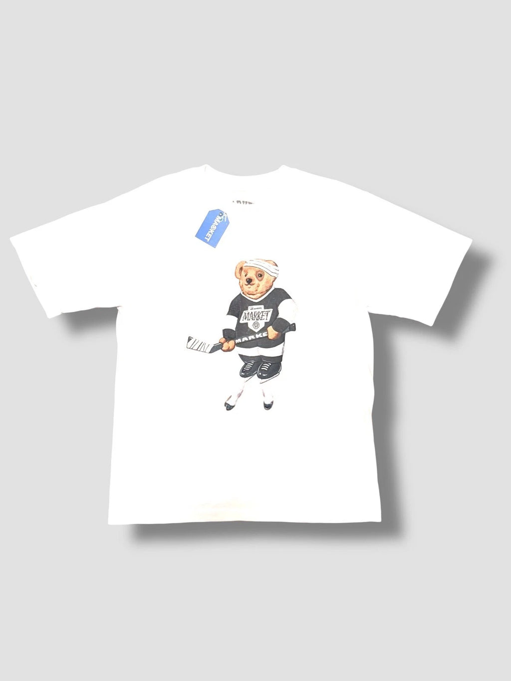 Men’s Chinatown Market Studios Hockey Bear Graphic T-Shirt Streetwear sold out!