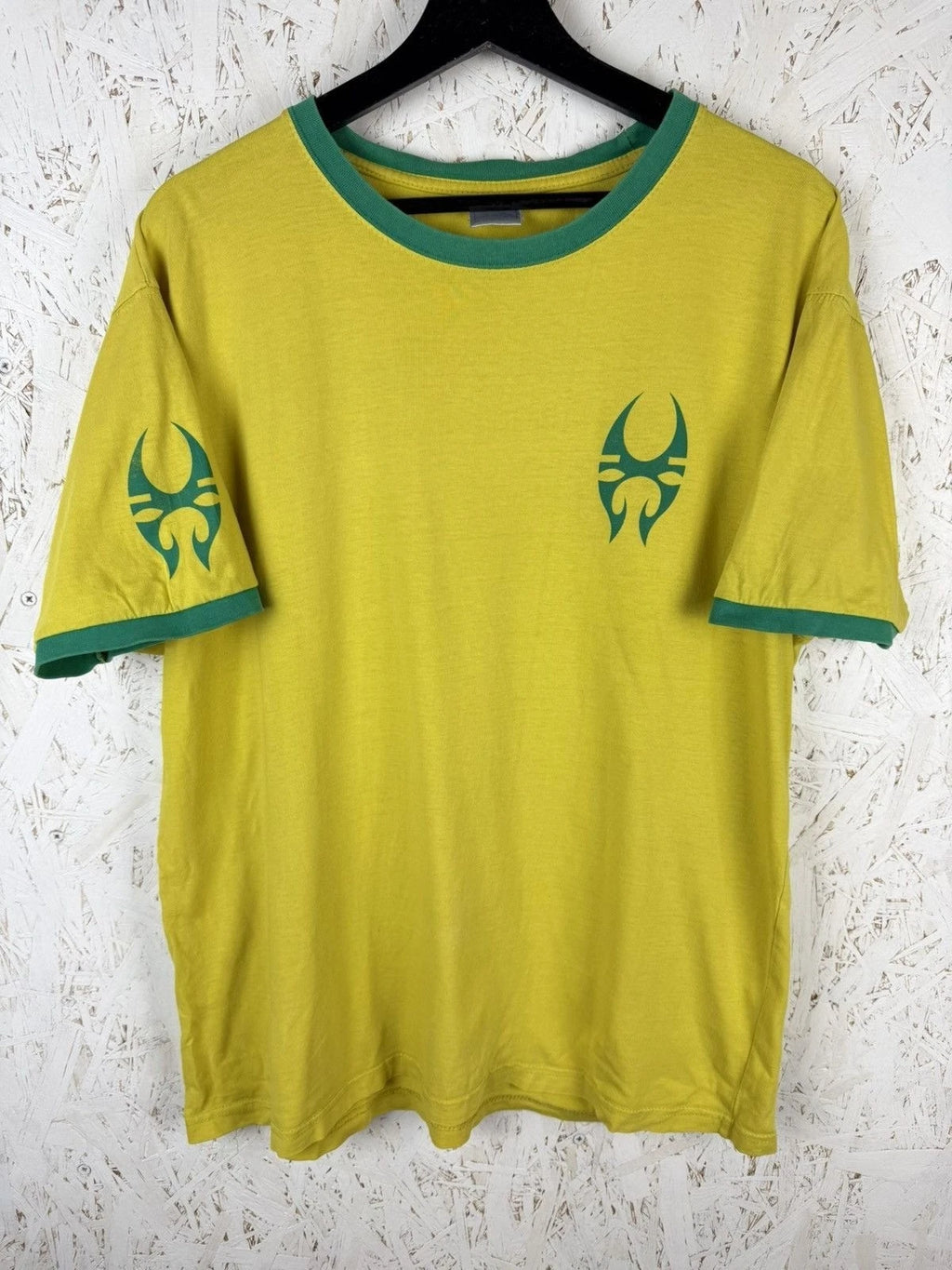 00s Soulfly #09 Metal Band Cotton TShirt Brazil Soccer Jersey Sepultura Style XL