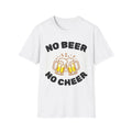 Funny No Beer No Cheer Unisex T-Shirt, Drinking Party Tee, Alcohol Lover Gift,